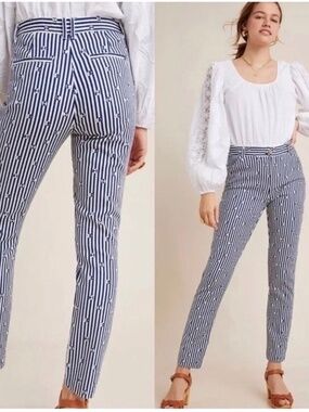 Anthropologie Essential Slim Fall Winter Pants